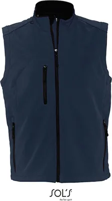 Immagine prodotto di SOLs 46601 | Gilet / Scaldacorpo Softshell Rallye senza maniche - Colore: French Navy - Taglia: XL