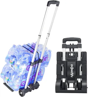 Produktbild von Faltbarer Handwagen 35 kg, Aluminium, 2 Räder, für Reisen