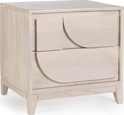 Produktbild von Nachttisch Archita 47 x 40 x 46 cm Mango MDF Natur