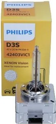Zdjęcie produktu dla Philips Vision Xenon 42403VIC1 Samochodowa lampa ksenonowa, 35 W, 42 V, Xenon, 4300 K, 1 szt.