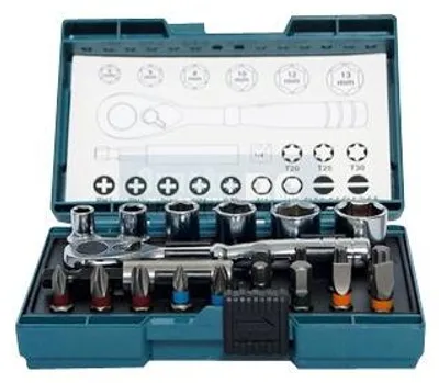Produktbild von Makita Set Schraubendreherbit und Ratsche