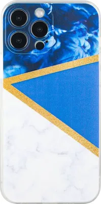 Produktbild von König Design Hülle kompatibel mit Apple iPhone 12 Pro Max Kunststoff Soft Handyhülle - Handy Case Dunkelblau