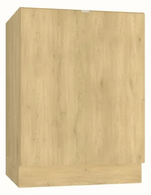 Produktbild von Küchenunterschrank 60 cm - Cremona-Eiche - Universelle Frontmontage - ohne Arbeitsplatte - Unterschrank für die Spüle