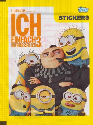 Produktbild von Topps - Ich einfach Unverbesserlich 3 - Sammelsticker - 1 Tüte
