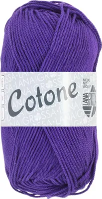 Produktbild von Lana Grossa COTONE NEON 50 g Neon Wolle Baumwollgarn in sechs Neon-Farben 125 m Farbe 218 - Neonviolett