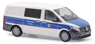 Obrázek produktu pro Busch 51158 – 1:87 Mercedes-Benz Vito, berlínská policie –