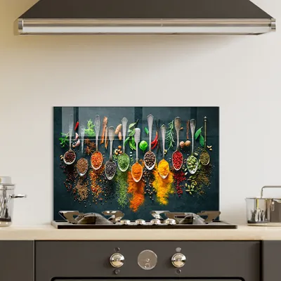 Produktbild von Wallity, 1092 (50 x 70), Dekorative Malerei aus gehärtetem Glas, Mehrfarbig, 100 % gehärtetes Glas, 50 x 70 cm