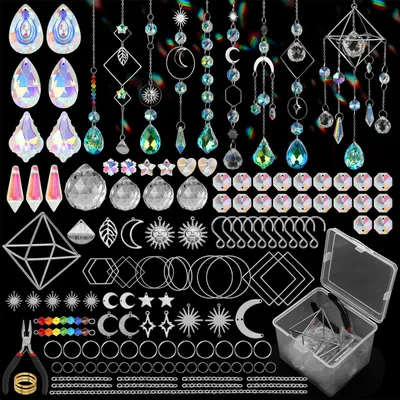 DIY Suncatcher Set, 400 Teile, Kunststoff, bunt, XL