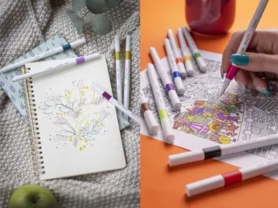 Obrázok produktu pre Sada 5 ks fixiek uni-ball Fineliner EMOTT „Candy Pop Colors“