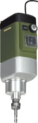 A close-up studio shot of a Proxxon UF/E Milling machine.