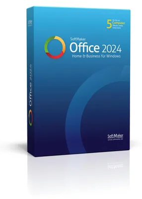 Produktbild von SoftMaker Office Home & Business 2024 for Windows 5Geräte