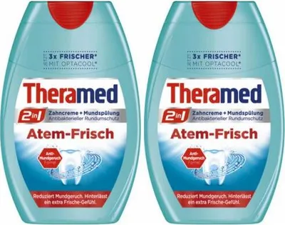 Produktbild von Theramed 2 in1 Atem-Frisch 75ml (2er Pack)