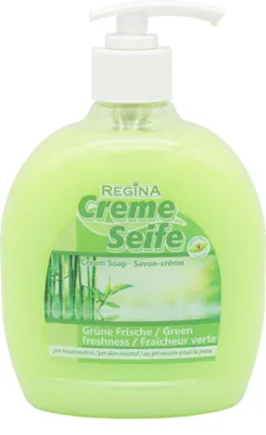 Productafbeelding van Regina Crème-zeep, vloeibaar, 338, "Groene Frische" (Groene Frisheid), 500 ml