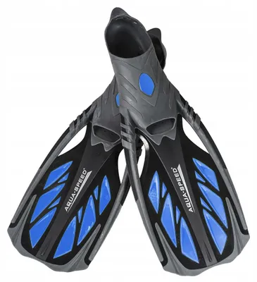 Obrázek produktu pro Ploutve AQUA-SPEED - Pohodlné ploutve na plavání - Potápěčské ploutve - Ideální ploutve na šnorchlování - #AsINOX, šedomodrá, 38/39
