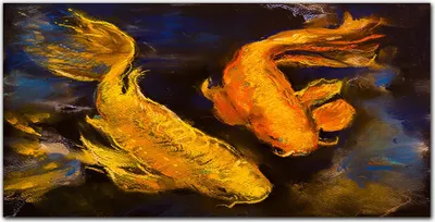 Produktbild von Coloray Küchenrückwand 120x60 Spritzschutz aus Glas - Tiere Fische