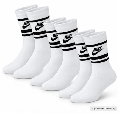 Produktbild von Nike Uni Sportswear Everyday Essential Mittelstr mpfe, Multicolour, L EU