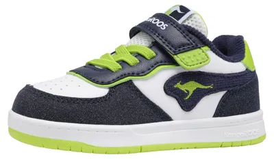 Produktbild von KangaROOS Unisex Baby K-CPI Izel Ev Sneaker, 4054 Dk Navy Lime, 21 EU