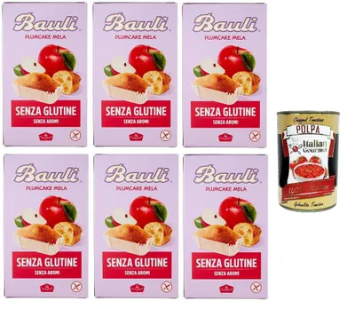 Produktbild von Bauli Italian Gourmet Buonessere Plumcake Mela glutenfrei laktosefrei 6 x 132g