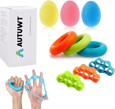 Immagine prodotto di Set di attrezzi per le dita in silicone per il rafforzamento, 9 pezzi