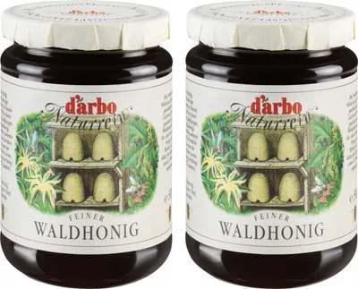 Produktbild von WALD- und BLÜTEN-HONIG naturbelassen 2x 500g Glas DARBO