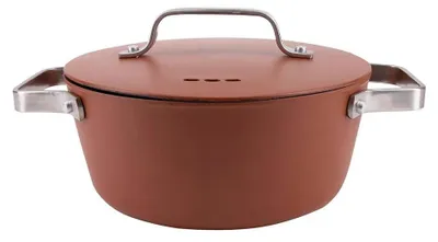 Produktbild von San Ignacio Agros Schmortopf Braun 28 x 12.5 cm Braun 28 x 12.5 cm