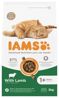 Productafbeelding van Iams For Vitality Adult Cat Lamb 3KG