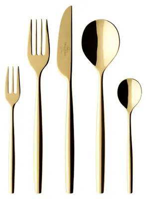 Zdjęcie produktu dla Zestaw sztućców MetroChic d'Or Signature Villeroy & Boch, 30 sztuk.