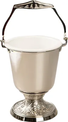 Produktbild von Weihkessel vernickelt H 24 cm D 12 cm