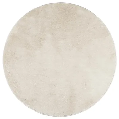 Zdjęcie produktu dla vidaXL Dywan OVIEDO z krótkim włosiem beżowy Ø 160 cm
