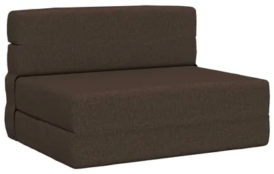 Produktbild von vidaXL Klappsofa Bett Taupe 100 x 80 x 60 cm Stoff