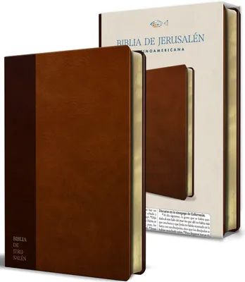 Produktbild von Biblia Católica Biblia de Jerusalén Latinoamericana Símil Piel Marrón / Spanish Jerusalem Bible, Latinamerican Brown Leathersoft