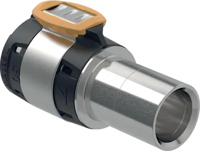 Produktbild von Geberit GE FlowFit Übergang Mapress Edelstahl mit Einschubende, d50 x 42mm, 1 Stk.