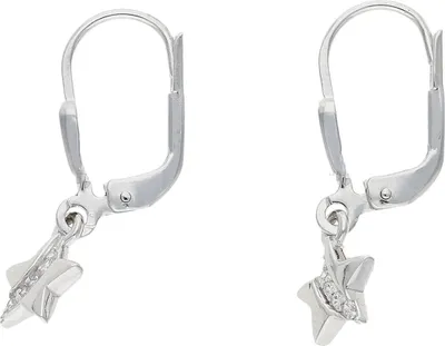 Produktbild von JuwelmaLux Kinderohrhänger 925 Silber mit Zirkonia JL10-06-2875