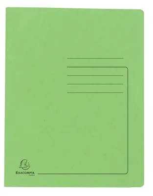 Immagine prodotto di Exacompta 39985E Schnellhefter - A4, 350 Blatt, Colorspan-Karton, 355 g/qm, lindgrün