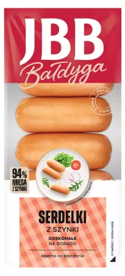 Zdjęcie produktu dla Serdelki z szynki 300 G JBB