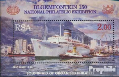 Produktbild von Briefmarken Südafrika 1996 Mi Block48 (kompl.Ausg.) postfrisch BLOEMFONTEN 150
