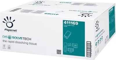 Obrázek produktu pro Skládané ručníky Papernet - 2 vrstvé, bílé  s ražbou, 3 150 ks