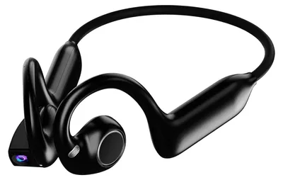 Produktbild von Avizar, Bluetooth Nackenbügel Kopfhörer mit 8MP Kamera und KI, Schwarz