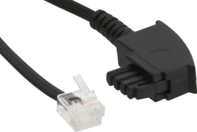 Image de InLine® 18606 Câble TAE-F pour DSL Splitter, TAE-F prise à Western 6/2 DEC prise, 6m