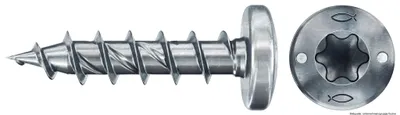 Produktbild von fischer Spanplattenschraube PowerFast FPF II PTF 4,0 x 16 BC 200 Panhead mit Innenstern TX Vollgewinde galvanisch verzinkt, blau passiviert, 200 Stück
