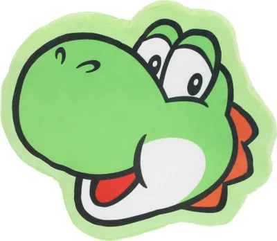 Obrázok produktu pre Super Mario fanúšikovský vankúš Tvarovaný vankúš Dekoratívny vankúš a plyšový vankúš pre deti Yoshi