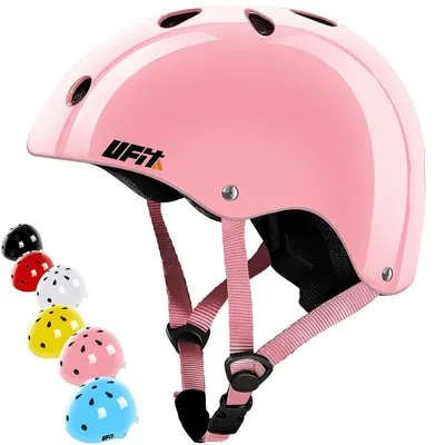 Produktbild von Kinder Helm Verstellbar Rosa für 3-8 Jahre Skateboard Fahrrad Roller Multi-Sport