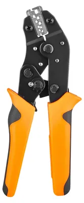 Produktbild von SucceBuy Crimpzange mit Ratschenmechanismus 0,25-4 mm², Kabelschuhzange mit metrischen und AWG-Markierungen, Schnellverschluss und einstellbarem Anpressdruck für verschiedene Anschlüsse