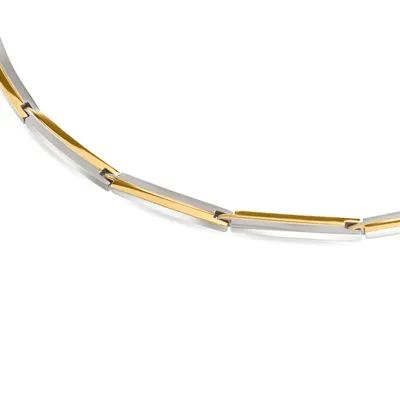 Produktbild von Boccia Damen Collier 08021-02 Titan bicolor goldplattiert