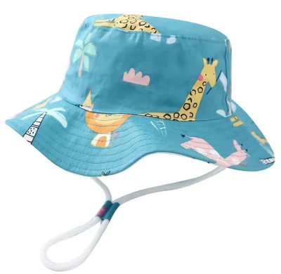 Produktbild von Kinder Sonnenhut Fischerhut UPF 50+ Giraffe 2-4 Jahre Kopfumfang 52cm