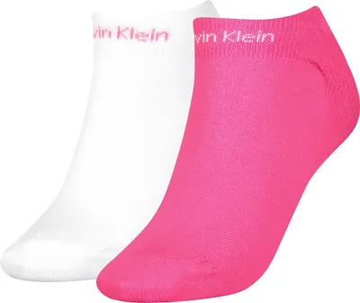 Produktbild von 2er Pack Calvin Klein Gripper Sneakersocken Damen 004 - magenta