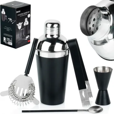 Premier Housewares 5-teiliges Werkzeugset Edelstahl - Küchenutensilien Mit Ständer