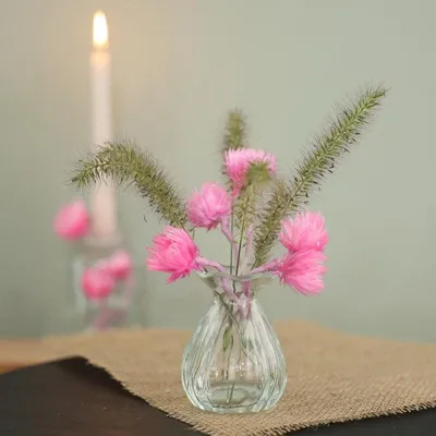 Produktbild von Blumenvase Ø7 h: 9 cm Transparent (12 Stück) [IFS-29800]