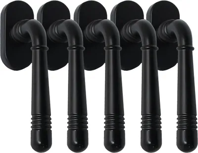 Produktbild von Fenstergriff 5 x FG - Helena 2314 Schwarz PVD Rasterolive Fensterbeschlag Drücker