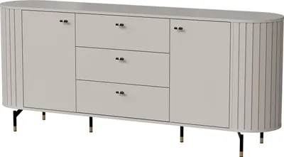 Produktbild von Furniture24 Sideboard Zante Za4 Kommode 180 X 81 X 40 Cm Wohnzimmerschrank Cashmere